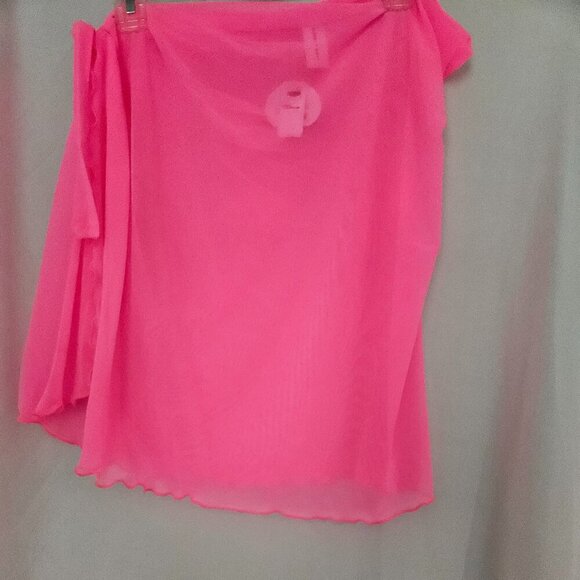 Decree Summer Daze Swim Adjustable Skirt Tie Wrap Full Coverage Electric Pink XX - Picture 1 of 7